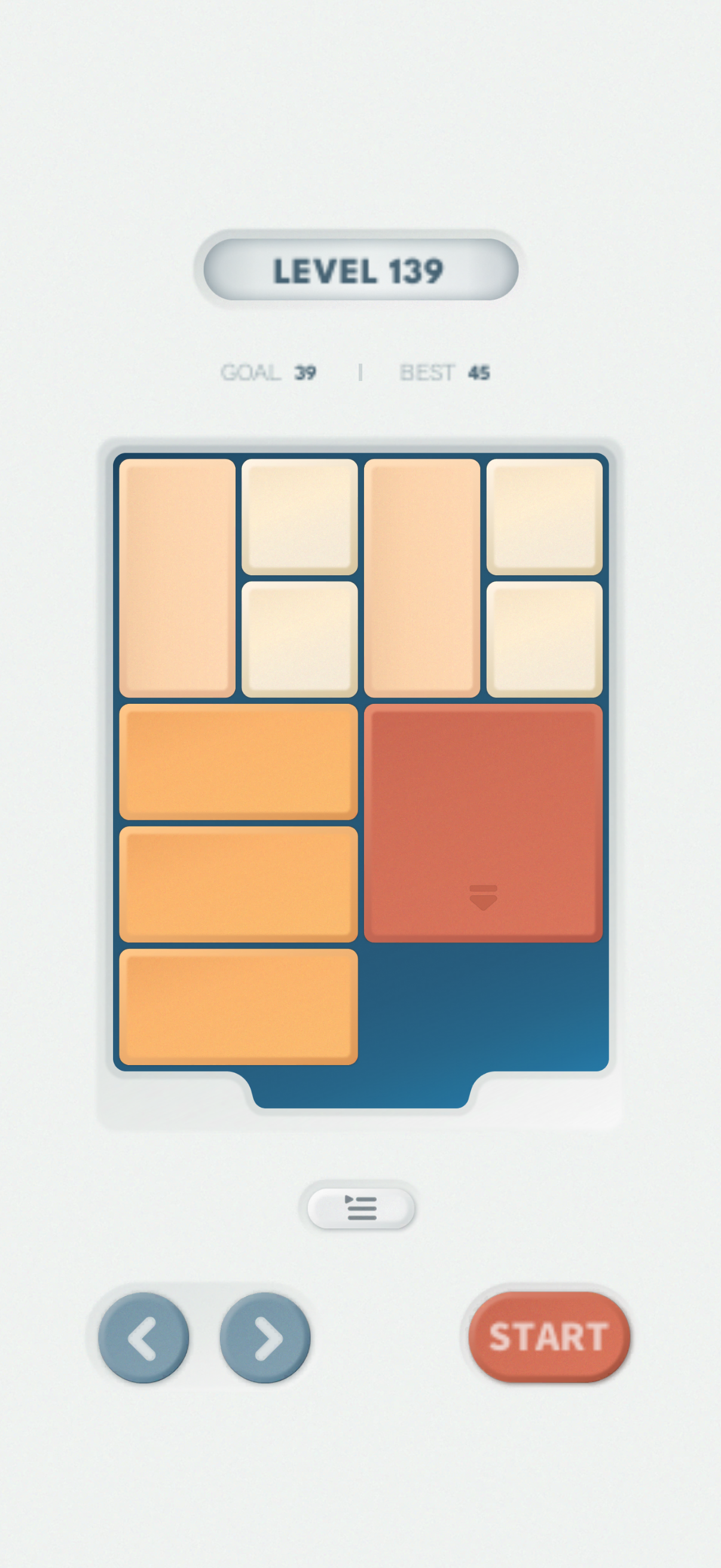 Doo Klotski — level preview screen